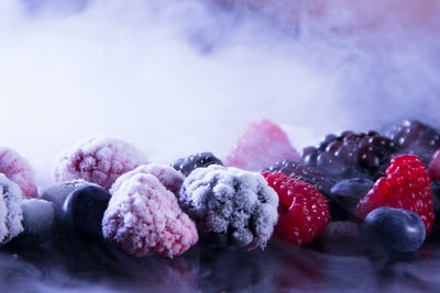 冷冻蓝莓、覆盆子和黑莓